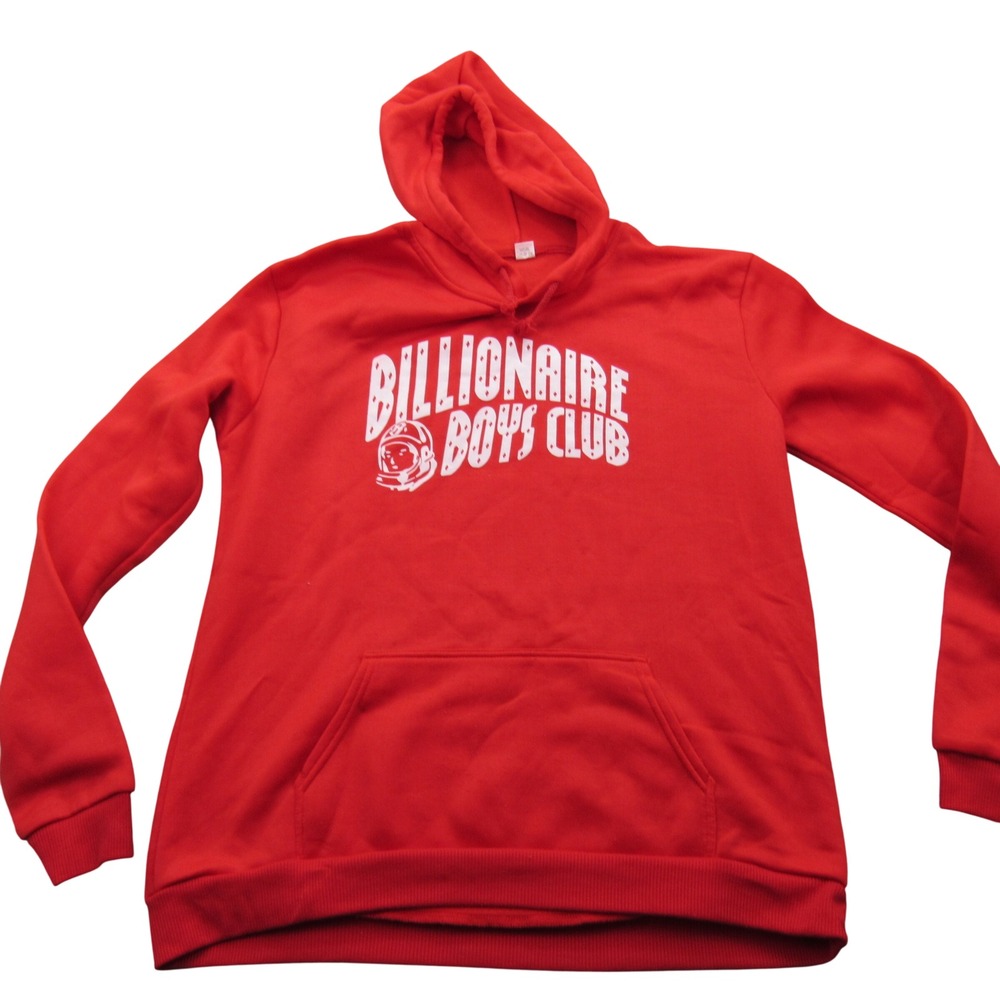 Billionaire Boys Club Red Graphic Hoodie Mens 3XL Pullover Astronaut Logo